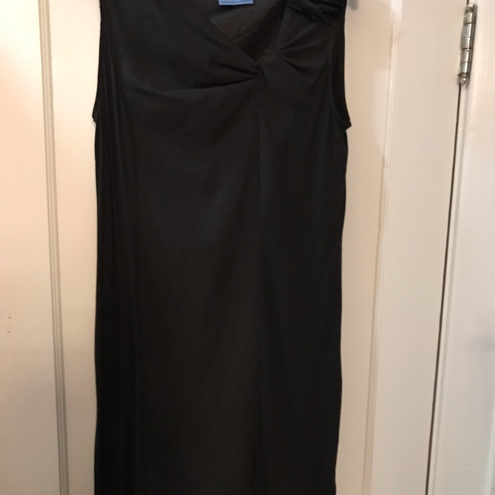 WOT Vera Wang Black Midi Dress
